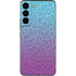 Cheetah Print Purple and Blue Galaxy S22 Skin